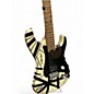 Used EVH 78' Eruption Striped Series Striped White Solid Body Electric Guitar