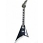 Used Jackson JS32 King V Black and White Solid Body Electric Guitar thumbnail