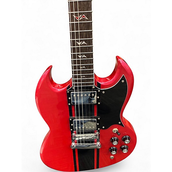 Used West Creek Guitars Racer Candy Apple Red Metallic Solid Body Electric Guitar