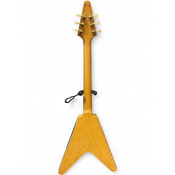 Used Gibson 1958 Korina Flying V White Pickguard Natural Solid Body Electric Guitar
