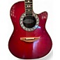 Vintage 1995 Ovation 1867 Legend Redburst Acoustic Electric Guitar thumbnail
