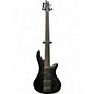 Used Schecter Guitar Research Stiletto Stealth-5 Black Electric Bass Guitar thumbnail