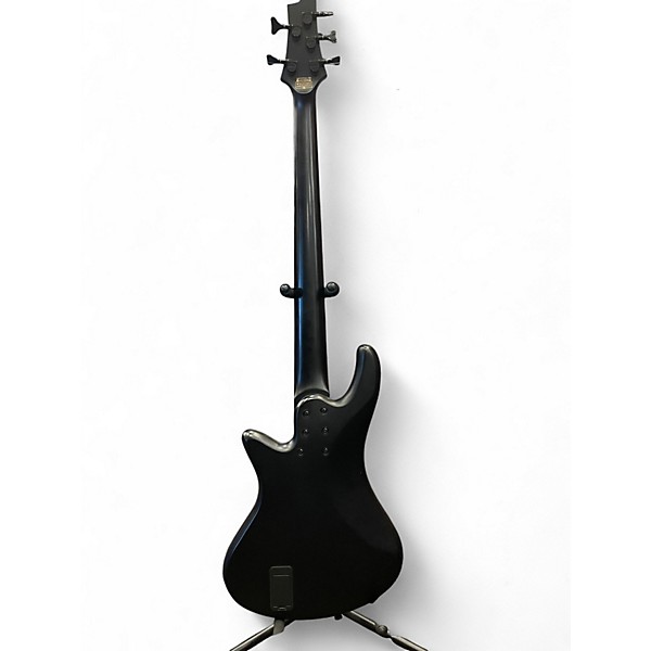 Used Schecter Guitar Research Stiletto Stealth-5 Black Electric Bass Guitar