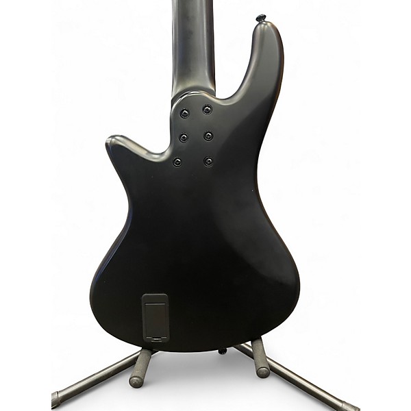 Used Schecter Guitar Research Stiletto Stealth-5 Black Electric Bass Guitar