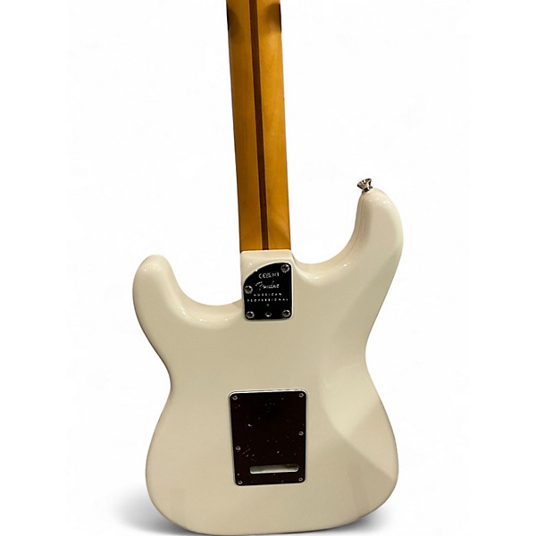 Used Fender American Professional II Stratocaster Olympic White Solid Body Electric Guitar
