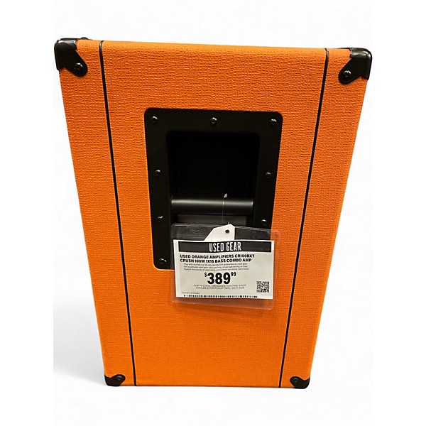 Used Orange Amplifiers CR100BXT Crush 100W 1x15 Bass Combo Amp