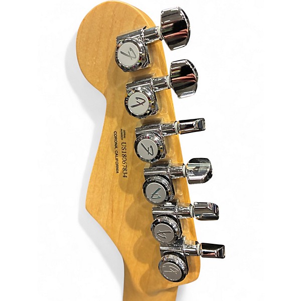 Used Fender American Elite Stratocaster HSS Shawbucker AQUAMARINE BURST Solid Body Electric Guitar