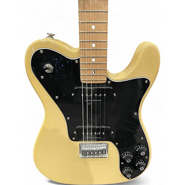 Used Squier VINTAGE MODIFIED TELECASTER CUSTOM II TV Yellow Solid Body Electric Guitar