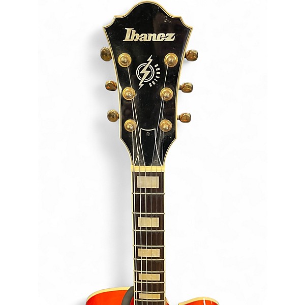 Used Ibanez AF75D ARTCORE Trans Orange Hollow Body Electric Guitar