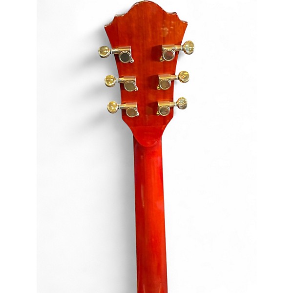 Used Ibanez AF75D ARTCORE Trans Orange Hollow Body Electric Guitar