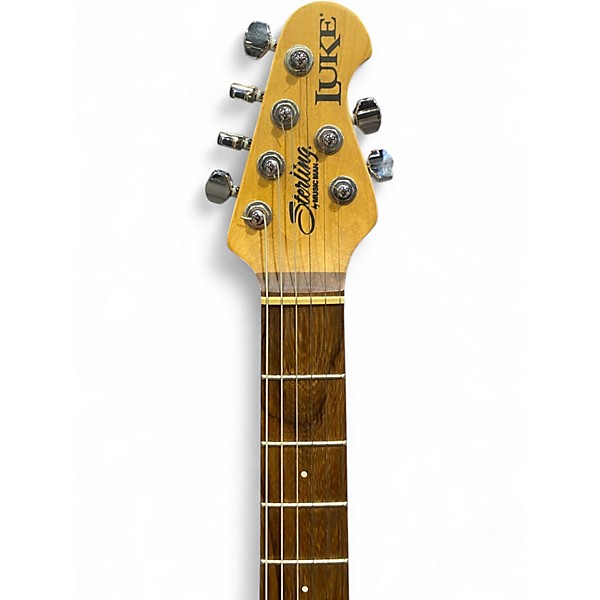 Used Sterling by Music Man LUKE Hazel Burst Solid Body Electric Guitar