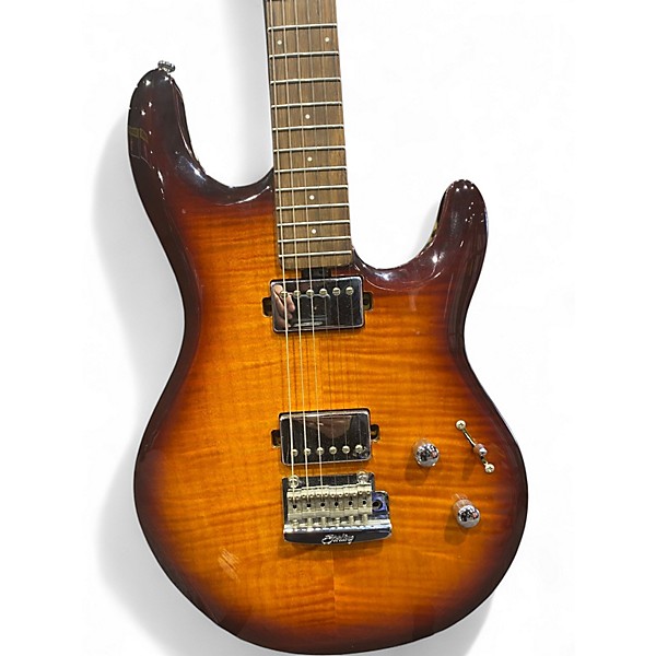 Used Sterling by Music Man LUKE Hazel Burst Solid Body Electric Guitar