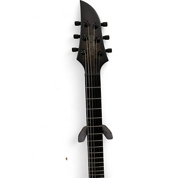 Used Schecter Guitar Research KM6 MKIII ARTIST TRANSPARENT BLACK BURST Solid Body Electric Guitar