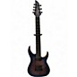 Used Schecter Guitar Research KM7 MKIII ARTIST BLUE CRIMSON Solid Body Electric Guitar thumbnail