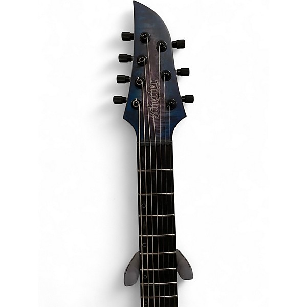 Used Schecter Guitar Research KM7 MKIII ARTIST BLUE CRIMSON Solid Body Electric Guitar