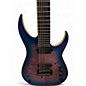 Used Schecter Guitar Research KM7 MKIII ARTIST BLUE CRIMSON Solid Body Electric Guitar