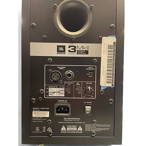 Used JBL 305P MKII Powered Monitor