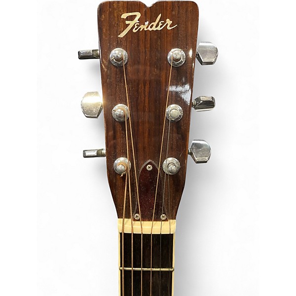 Used Fender f85 Natural Acoustic Guitar