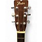 Used Fender f85 Natural Acoustic Guitar