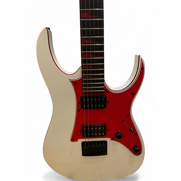 Used Ibanez GRG131DXWH WHITE Solid Body Electric Guitar