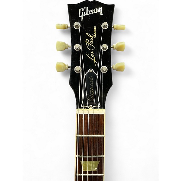 Used Gibson Les Paul Classic Gold Top Solid Body Electric Guitar