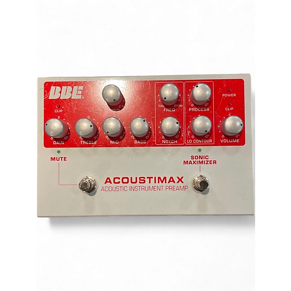 Used BBE Acoustimax Sonic Maximizer/Preamp Pedal Guitar Preamp