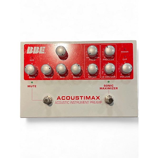 Used BBE Acoustimax Sonic Maximizer/Preamp Pedal Guitar Preamp