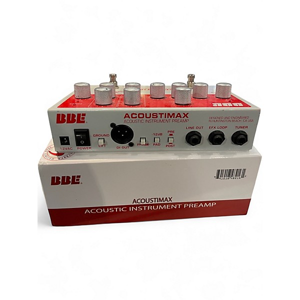 Used BBE Acoustimax Sonic Maximizer/Preamp Pedal Guitar Preamp