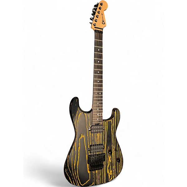 Used Charvel Pro Mod San Dimas HH FR OLD YELLA Solid Body Electric Guitar