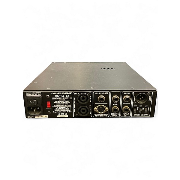 Used Genz Benz Shuttle 6.0 600W Bass Amp Head
