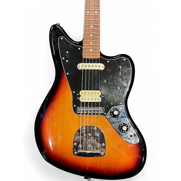 Used Fender Player Jaguar 3 Color Sunburst Solid Body Electric Guitar