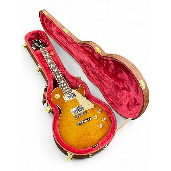 Used Gibson LES PAUL STANDARD 60S AAA FLAME TOP HONEY LEMON BURST Solid Body Electric Guitar