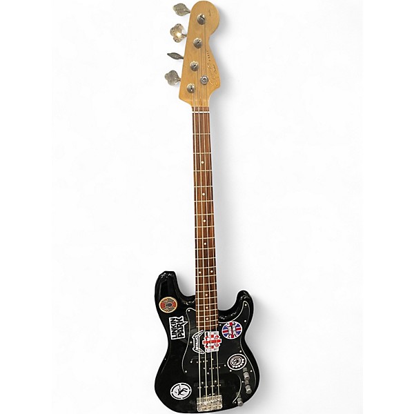 Used Squier Affinity Precision Bass Black Electric Bass Guitar