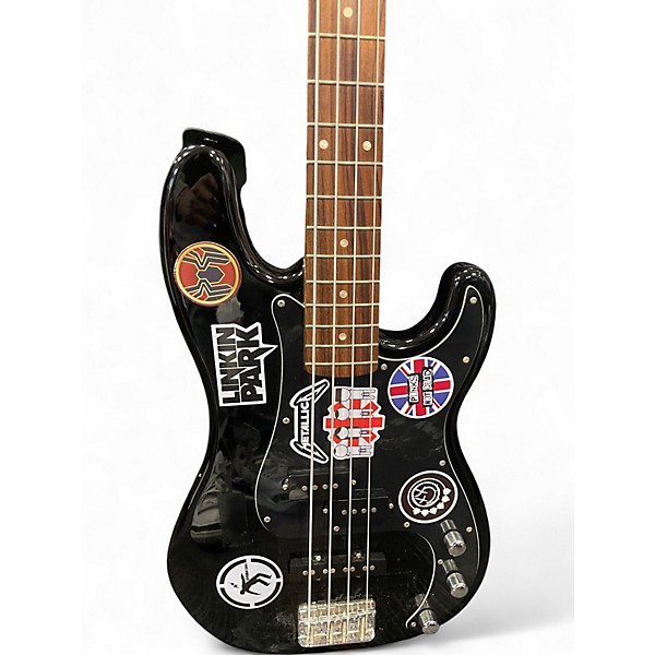 Used Squier Affinity Precision Bass Black Electric Bass Guitar