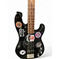 Used Squier Affinity Precision Bass Black Electric Bass Guitar