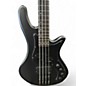 Used Schecter Guitar Research STILETTO STEALTH 4 BLACK Electric Bass Guitar