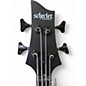 Used Schecter Guitar Research STILETTO STEALTH 4 BLACK Electric Bass Guitar