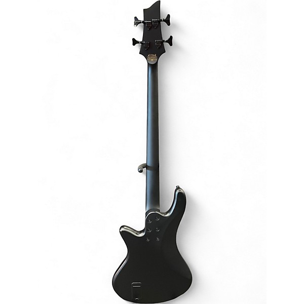 Used Schecter Guitar Research STILETTO STEALTH 4 BLACK Electric Bass Guitar