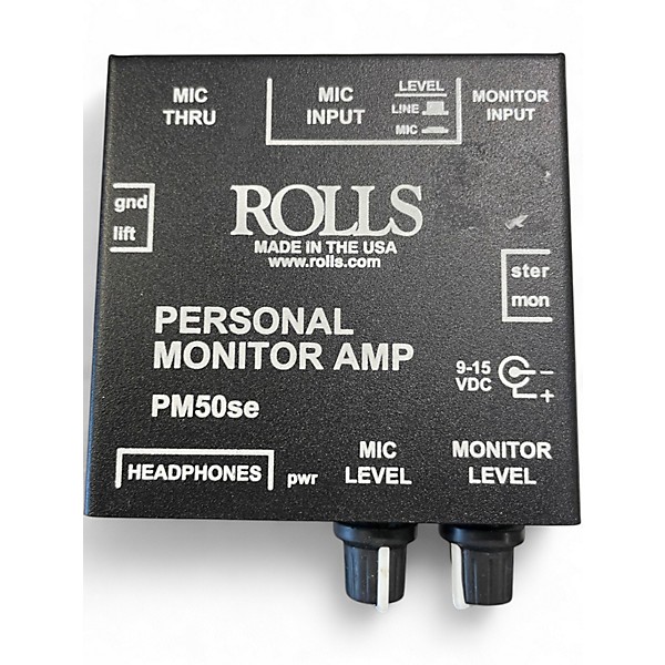 Used Rolls PM50se Headphone Amp