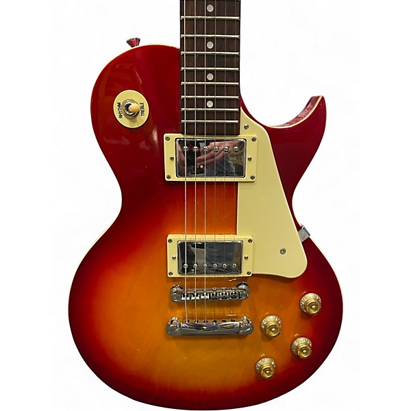 Used Vintage V10 2 Tone Sunburst Solid Body Electric Guitar