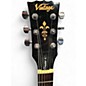 Used Vintage V10 2 Tone Sunburst Solid Body Electric Guitar