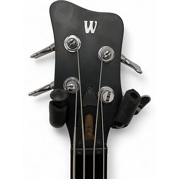 Used Warwick Pro Series Standard Corvette 4 String Fretless NATURAL BUBINGA Electric Bass Guitar