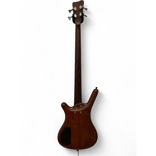 Used Warwick Pro Series Standard Corvette 4 String Fretless NATURAL BUBINGA Electric Bass Guitar