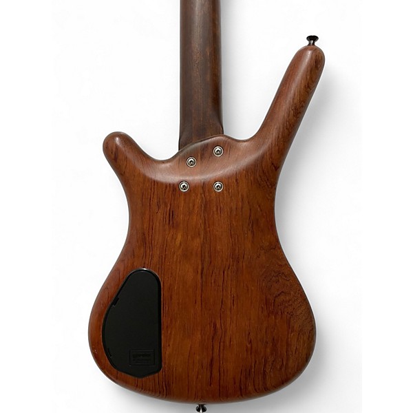 Used Warwick Pro Series Standard Corvette 4 String Fretless NATURAL BUBINGA Electric Bass Guitar
