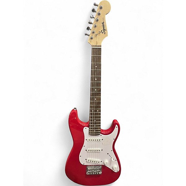 Used Squier Mini Affinity Stratocaster Flat Red Electric Guitar