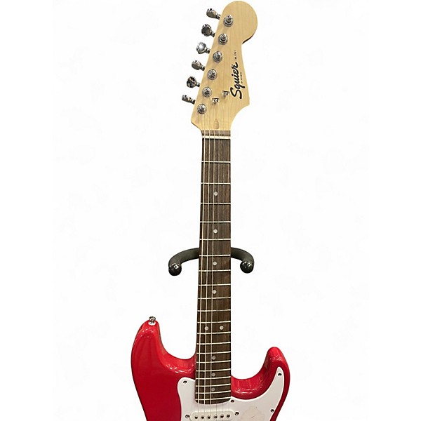 Used Squier Mini Affinity Stratocaster Flat Red Electric Guitar