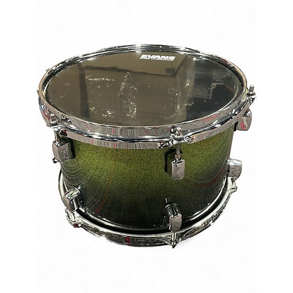 Used CRUSH 4 Piece E3 Sublime Green Sparkle Fade Drum Kit
