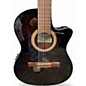 Used Ibanez GA35TCE Brown sunburst Classical Acoustic Electric Guitar