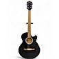 Used Fender FA135CE Concert Black Acoustic Electric Guitar thumbnail