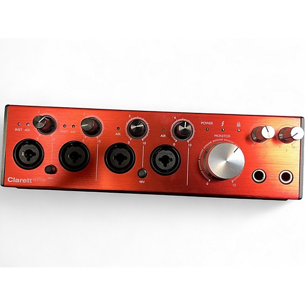 Used Focusrite clarett 4 pre Audio Interface